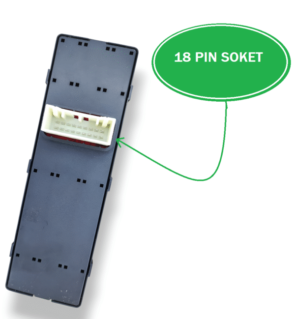 PAANJO POWER WINDOW SWITCH FOR HYUNDAI VERNA FLUDIC (18 PIN SOKET) - Image 2