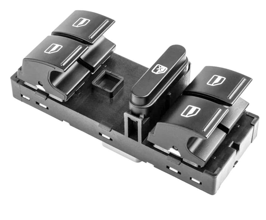 Paanjo Power Window Push Button Switch Compaitibile with Volkswagen Polo 1ST GEN 8 Pin Socket (2009-2014), 2_Way, Black - Image 4