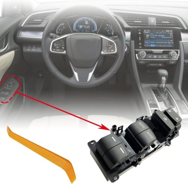 PAANJO Power Window Switch Button For Honda Civic (2020-2021) New Model - Image 5