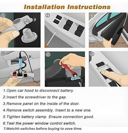 PAANJO Power Window Switch for Tata Xenon XT 2.2L Diesel Model - Image 7