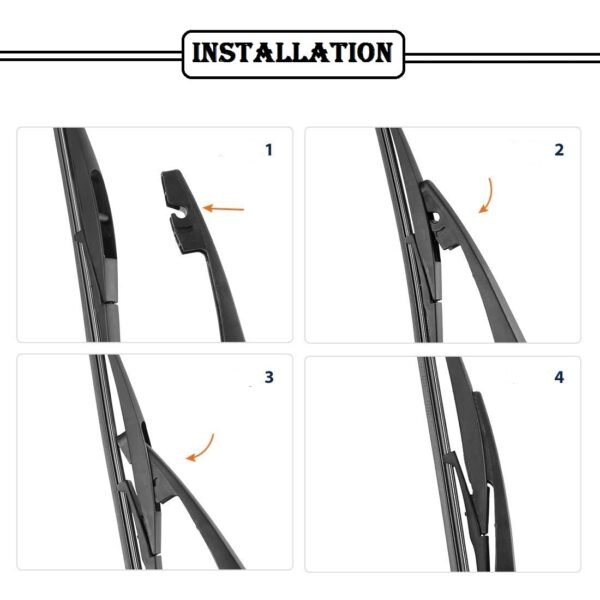 PAANJO Rear Wiper Arm with Blade Set Compatible For Toyota Innova Crysta - Image 7